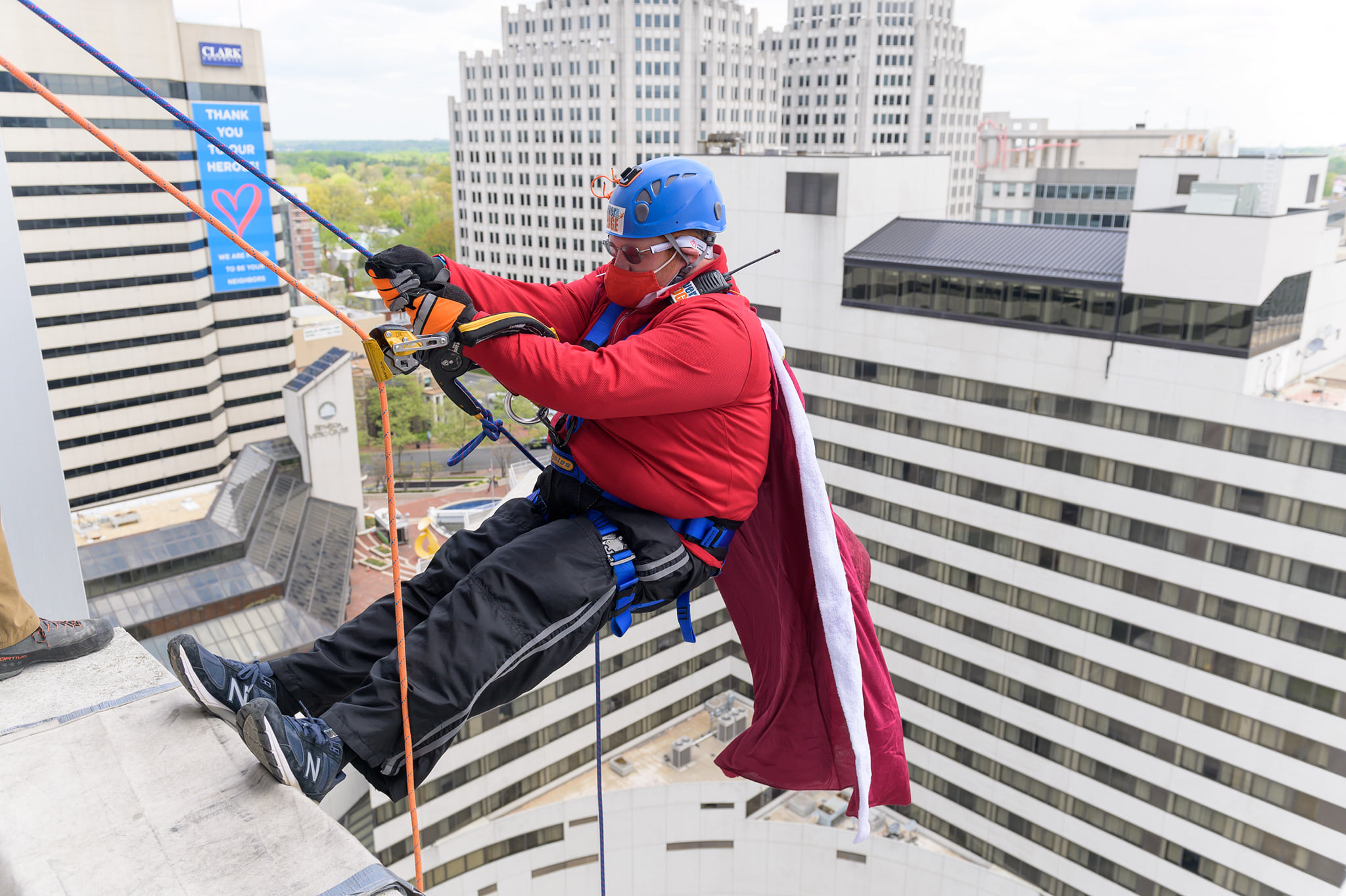 2021 Over the Edge Special Olympics Maryland Howard County